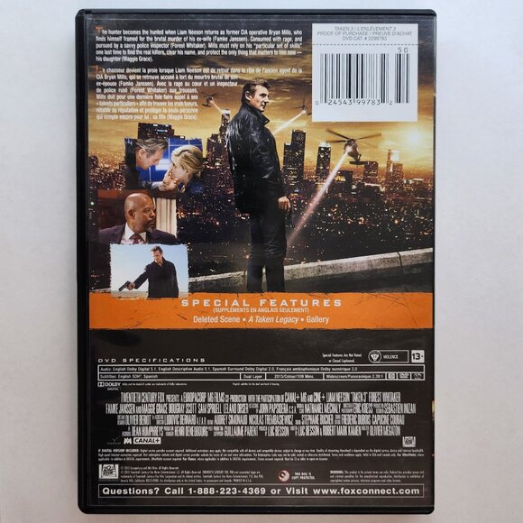 Tak3n DVD Movie(Taken 3) - Picture 3 of 5